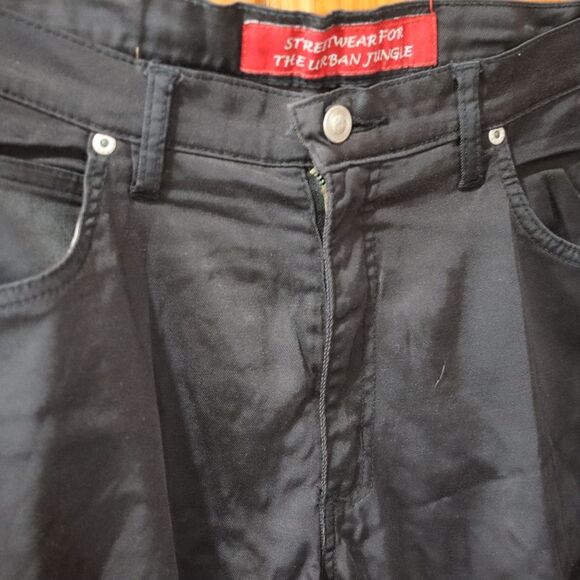 Lovely Girl Black Flare Jeans XXL Streetwear Flares 32” Inseam High Rise - Picture 5 of 10